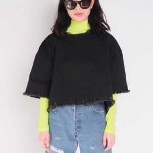 Ashley Rowe boxy black tee